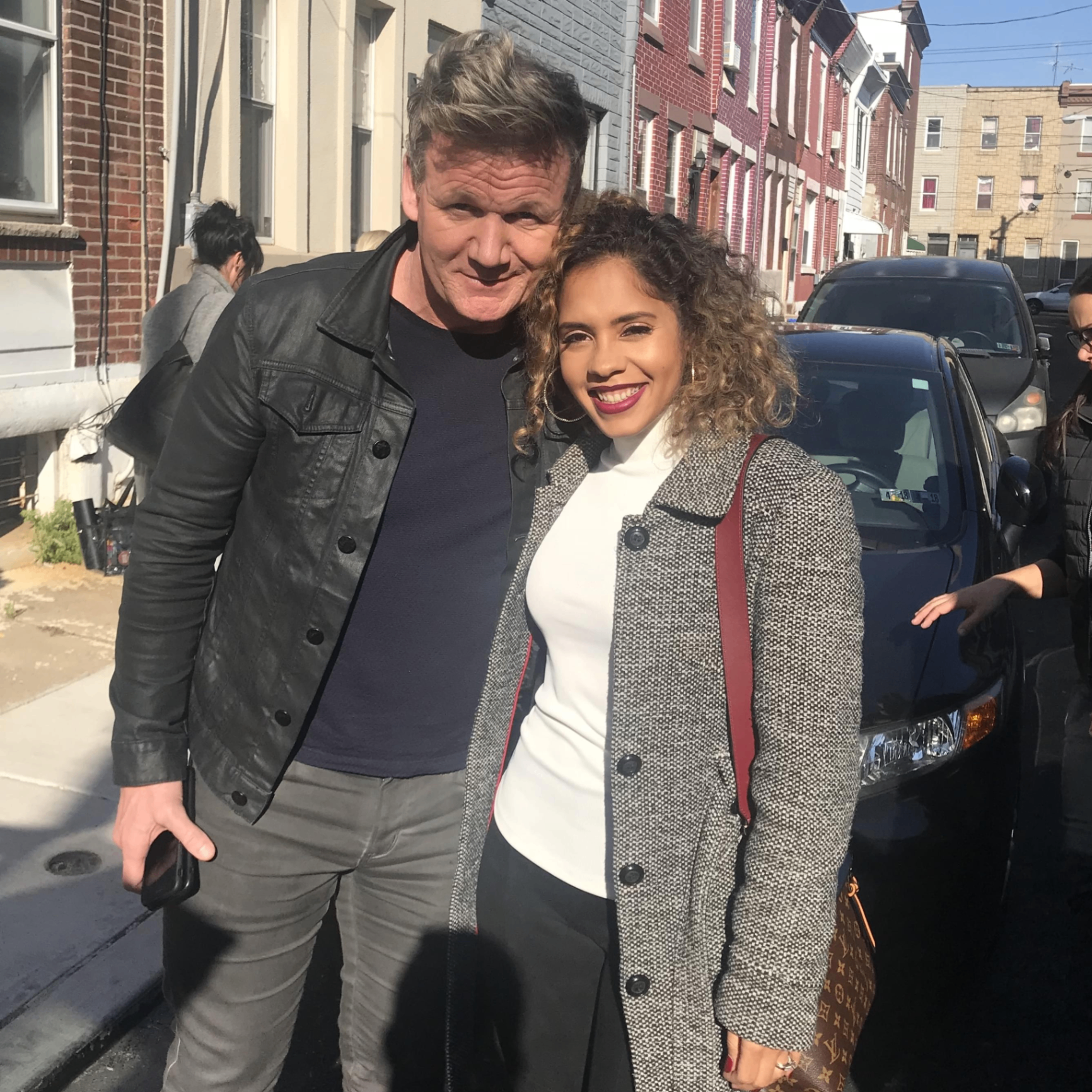 Fabiana with Gordon Ramsay