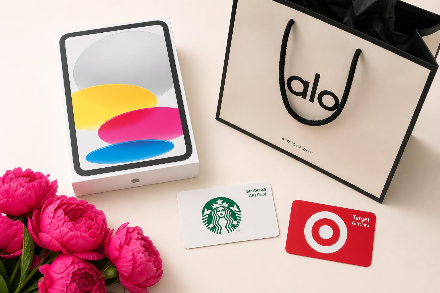Summer Shred prize pool: iPad, Alo Yoga bag, Starbucks and Target gift cards