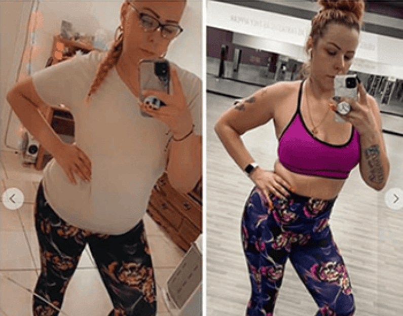 Before and After transformation
