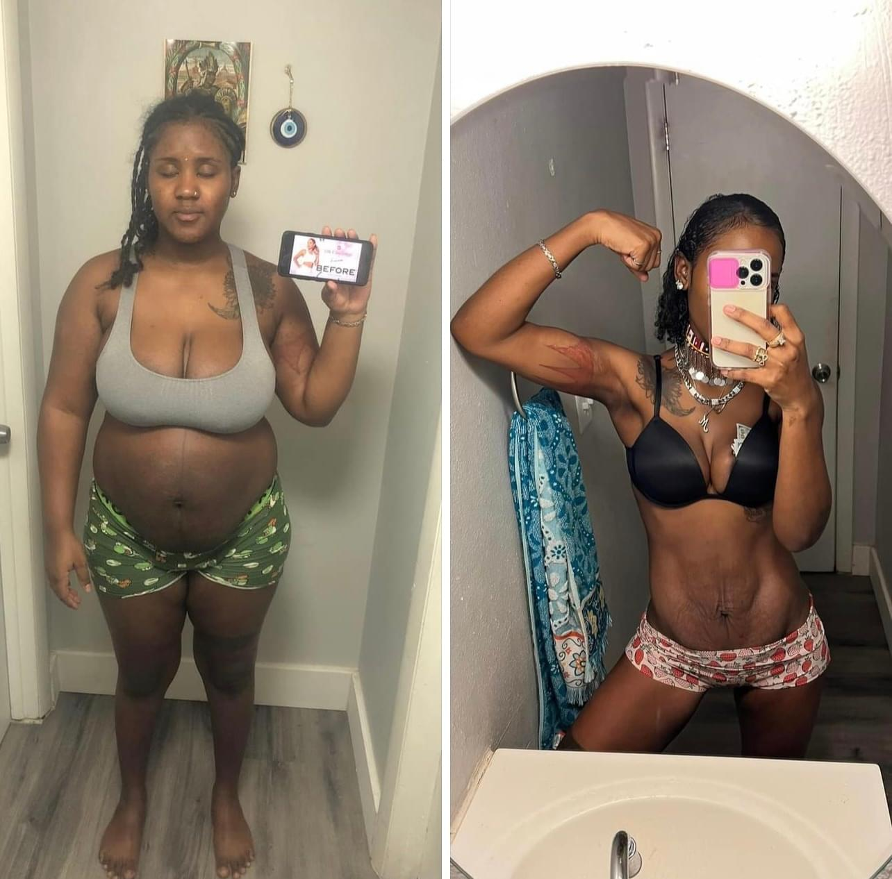 Before and After transformation