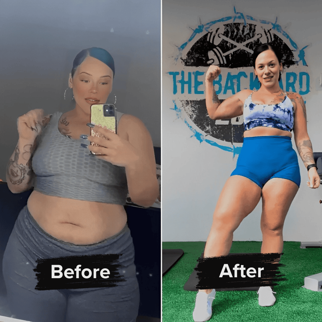 Before and After transformation